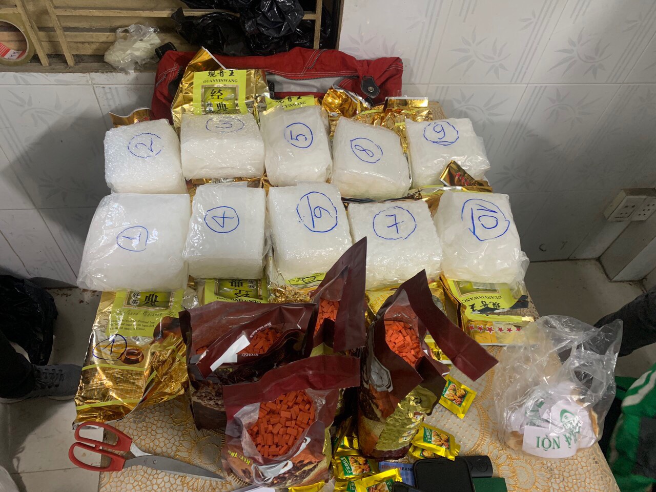 Phá chuyên án thu giữ gần 17 kg ma túy tổng hợp